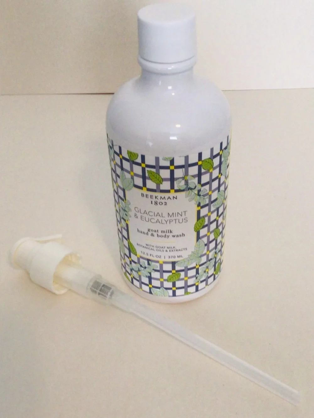 Beekman 1802 GLACIAL MINT & EUCALYPTUS Hand & Body Wash 12.5 Oz w/Pump SEALED